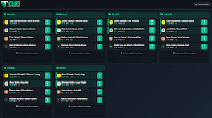 Optioneel meerdere poules met ingesteld aantal teams